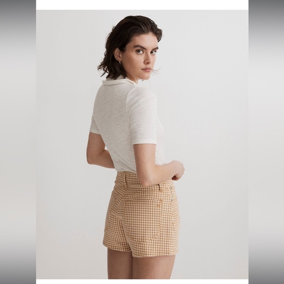 NWT Perfect Vintage Jean Short in Mini Check - Picture 2 of 9